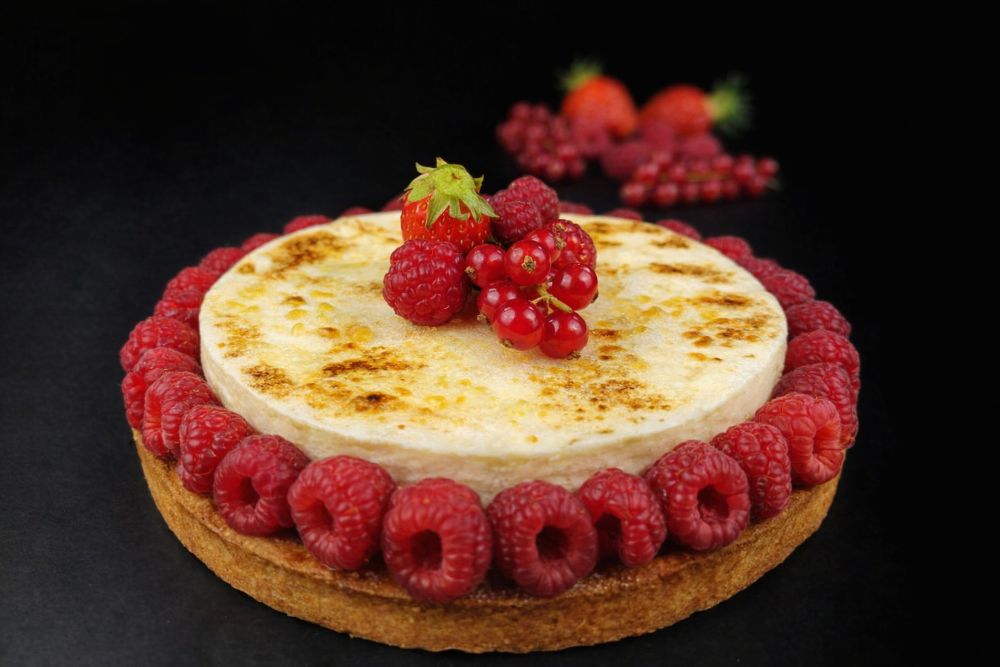 Tarte soufflée framboise